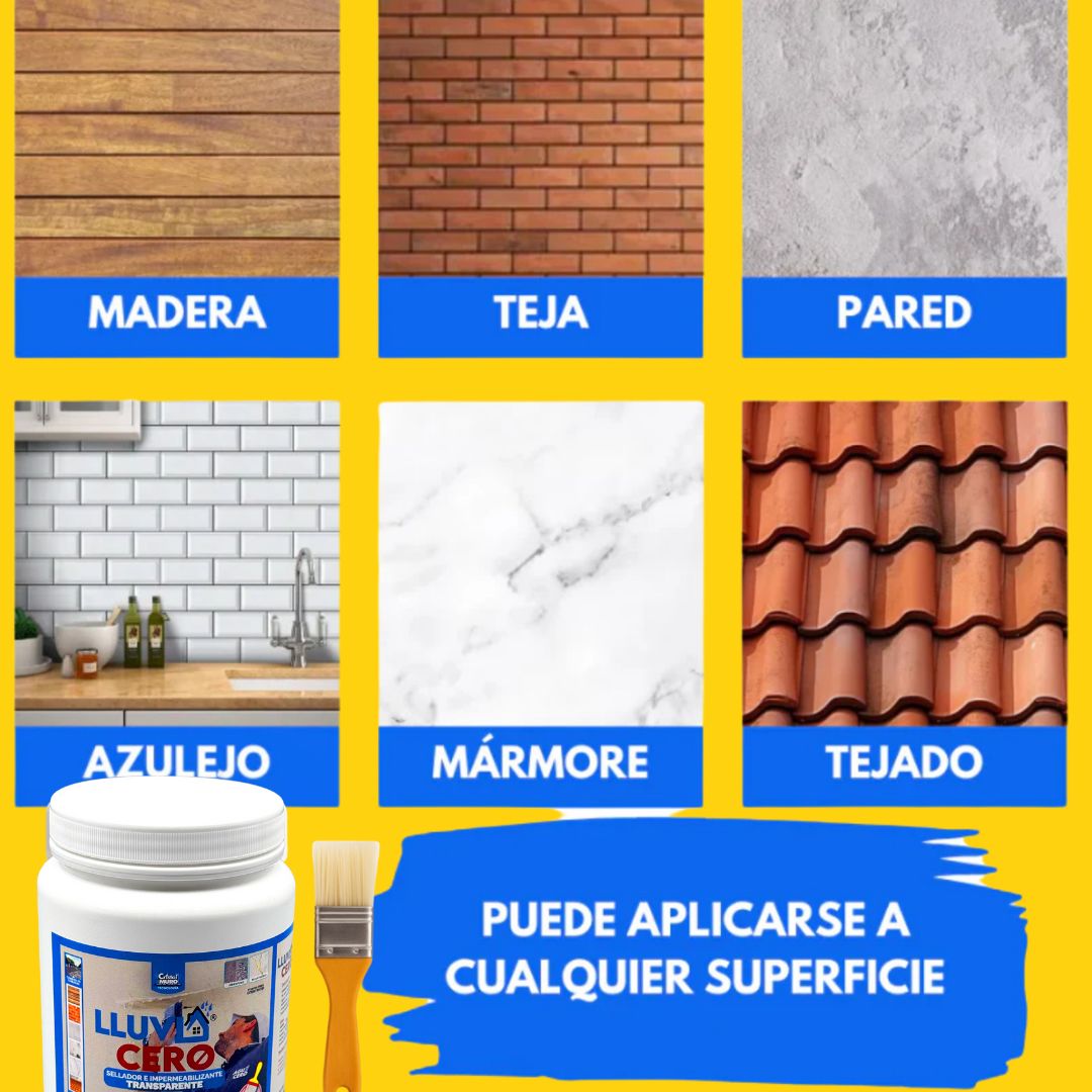 Lluvia Cero 500ml - Compra 1 y recibe 2 + 2 Regalos - Sella Filtraciones al Instante