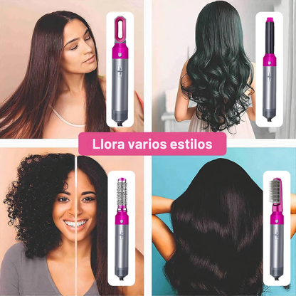 CEPILLO 5 EN 1 - LOOK PROFESIONAL EN CASA - OFERTA MEGA NAVIDEÑA