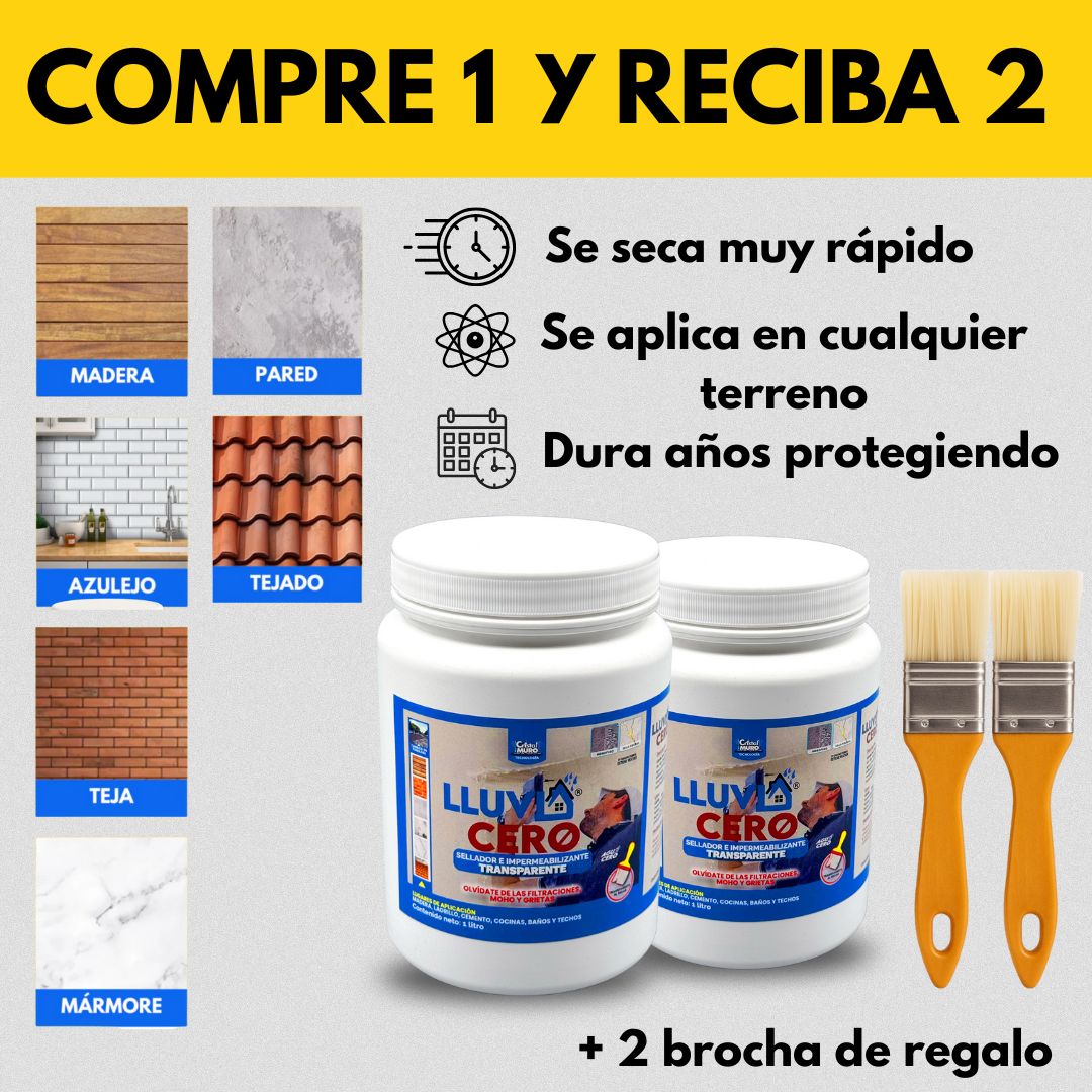 Sellador impermeabilizante invisible Compre 1 y lleve 2 - 500ml ÚLTIMAS UNIDADES EN STOCK