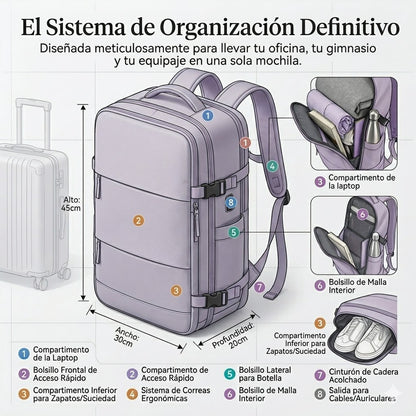 Mochila-Maleta Ultramax Amazon Voyager - Para viajes, equipaje de mano