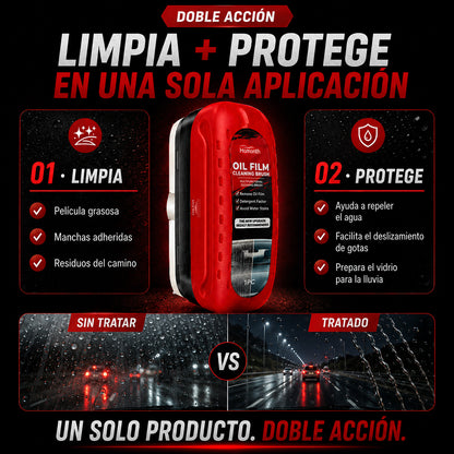 Limpiador de Parabrisas – Más claridad y efecto repelente | ¡Compra 1 y llévate 2!