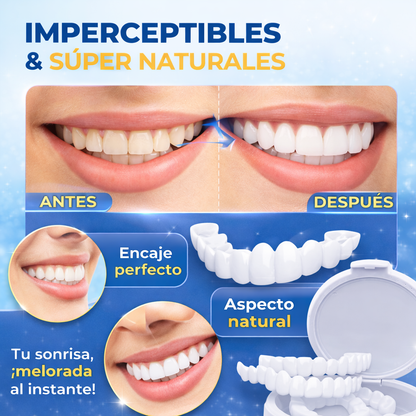 Denwhite: Carrilas Dentales Ajustables - Kit 2 Pares (Superior y Inferior)