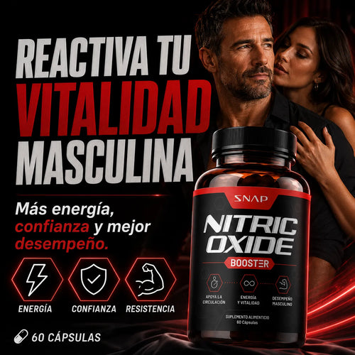 SNAP® Óxido Nítrico Booster – Energía, resistencia y circulación | Envío gratis