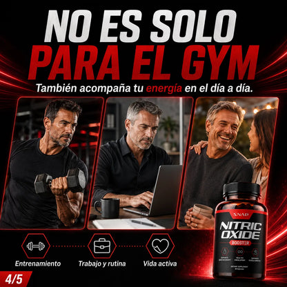 SNAP® Óxido Nítrico Booster – Energía, resistencia y circulación | Envío gratis
