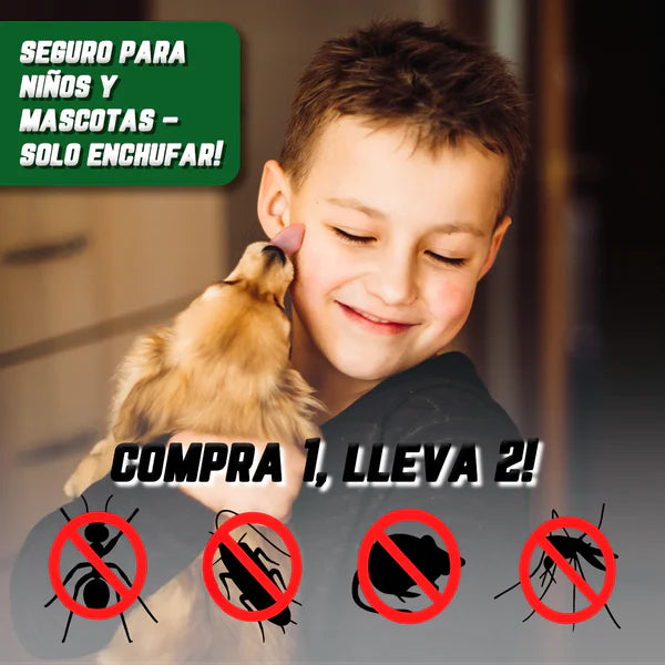 ¡Elimina Ratas, Cucarachas y Mosquitos SIN Veneno! 🛑 Pest Reject 200m² – Compra 1 y Llévate 2 HOY