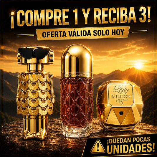 kit 3 perfume fame , vip million