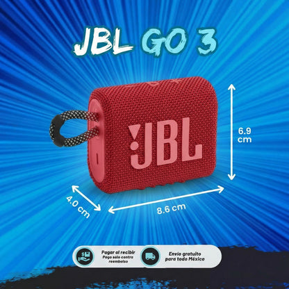 JBL GO 3 RÉPLICA SUPER PREMIUM IMPORTADO - ¡ÚLTIMAS UNIDADES EN STOCK!