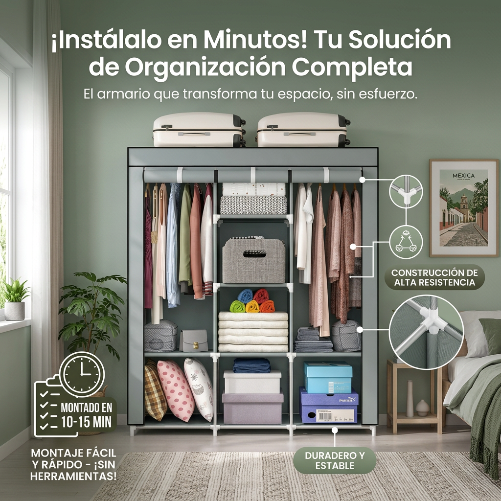 ClosetPro™ | El Armario Plegable Más Vendido de México