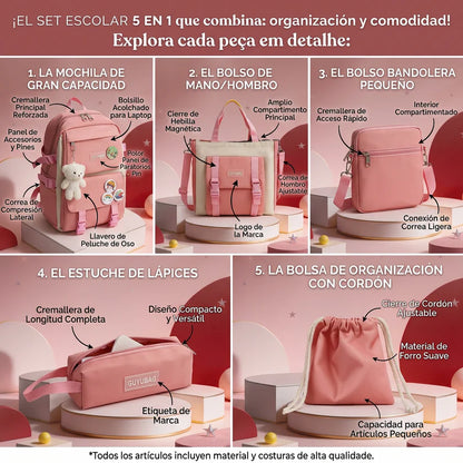 PackSchool® - Organiza Todo en un Solo Kit - Importado de Estados Unidos